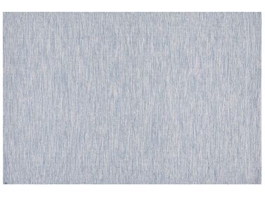 Tappeto cotone azzurro chiaro 160 x 230 cm DERINCE