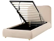 Ottoman Bed BLAGNAC Boucle Beige 90 x 200 cm (EU Single)_1026267