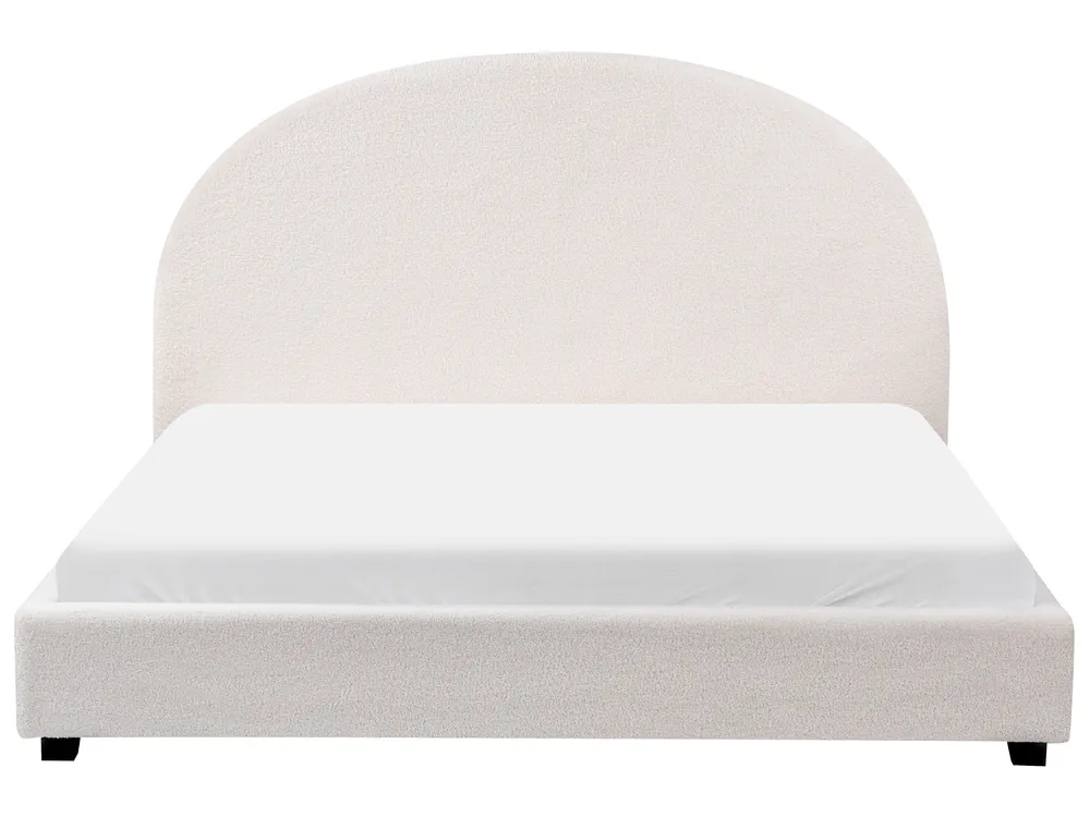 Waterbed Boucle VAUCLUSE 160 x 200 cm (EU King Size) Off-White_977208