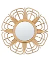 Wall Mirror PASAKU 60 cm 60 cm Rattan Natural