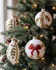 Set of 40 Baubles SNOWSPARK Glass Multicolour_1192153