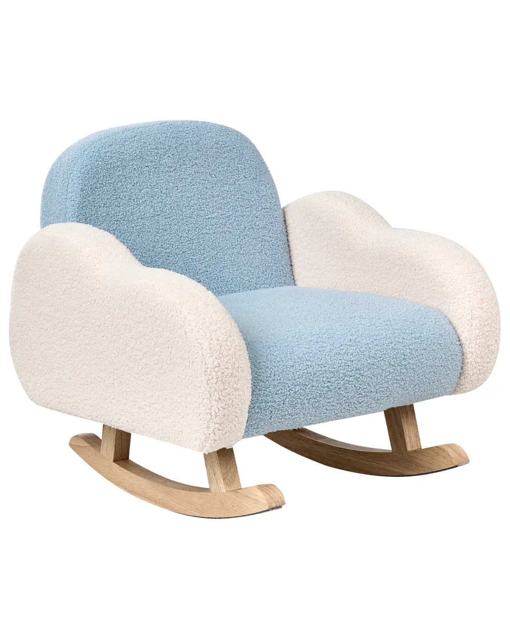 Kids Rocking Chair Cloud SKARE Boucle Light Blue_977196