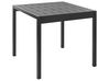 Stół ogrodowy BARTICA 81 cm 84 cm Czarny