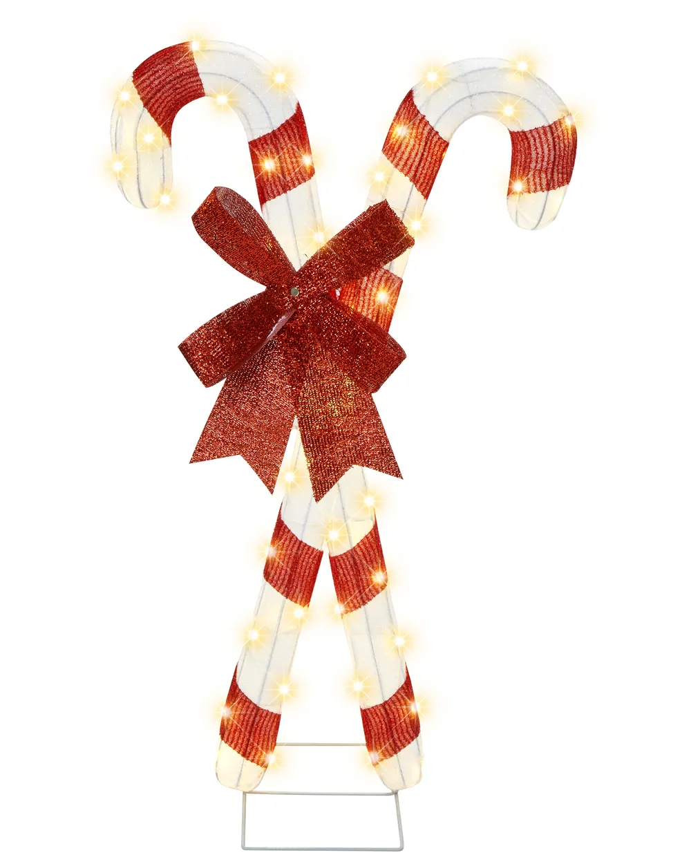 Decorazione per esterni LED OLASVIK 90 cm Bianco Rosso_950472