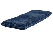 Divano letto singolo LYSEKIL Velluto a coste Blu_1043349