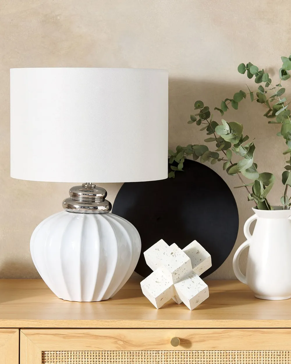 Table Lamp NERIS Ceramic Off-White_847247