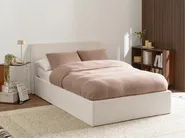 Bed Boucle ALBI 120 x 200 cm (EU Small Double) Off-White_1060915