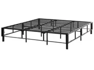 Divan Bed without Headboard Fabric COUNTESS 180 x 200 cm (EU Super King) Light Grey_1054450