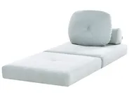 Single Sofa Bed OLDEN Chenille Light Blue_980878