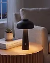 Bezprzewodowa lampa stołowa LED AGUSAN Ze ściemniaczem Metal Czarny