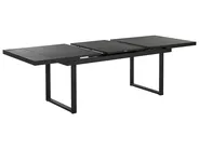 Set da pranzo da giardino 6 posti VALCANETTO/BUSSETO Metallo Nero_846189