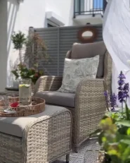 Set di 2 cestini KITIM con ruote Rattan Naturale_1159394
