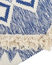 Tappeto MANAVGAT Beige chiaro 140 x 200 cm Cotone_843958