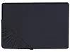 Fitted Sheet JANBU 90 x 200 cm Cotton Black