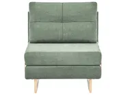 Single Sofa Bed JERSLEV Fabric Light Green_1009993