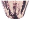 Vase décoratif en terre cuite 34 cm violet et beige AMATHUS_850385