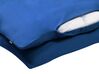 Cotton Sateen Duvet Cover Set 200 x 220 cm Blue HARMONRIDGE_815026