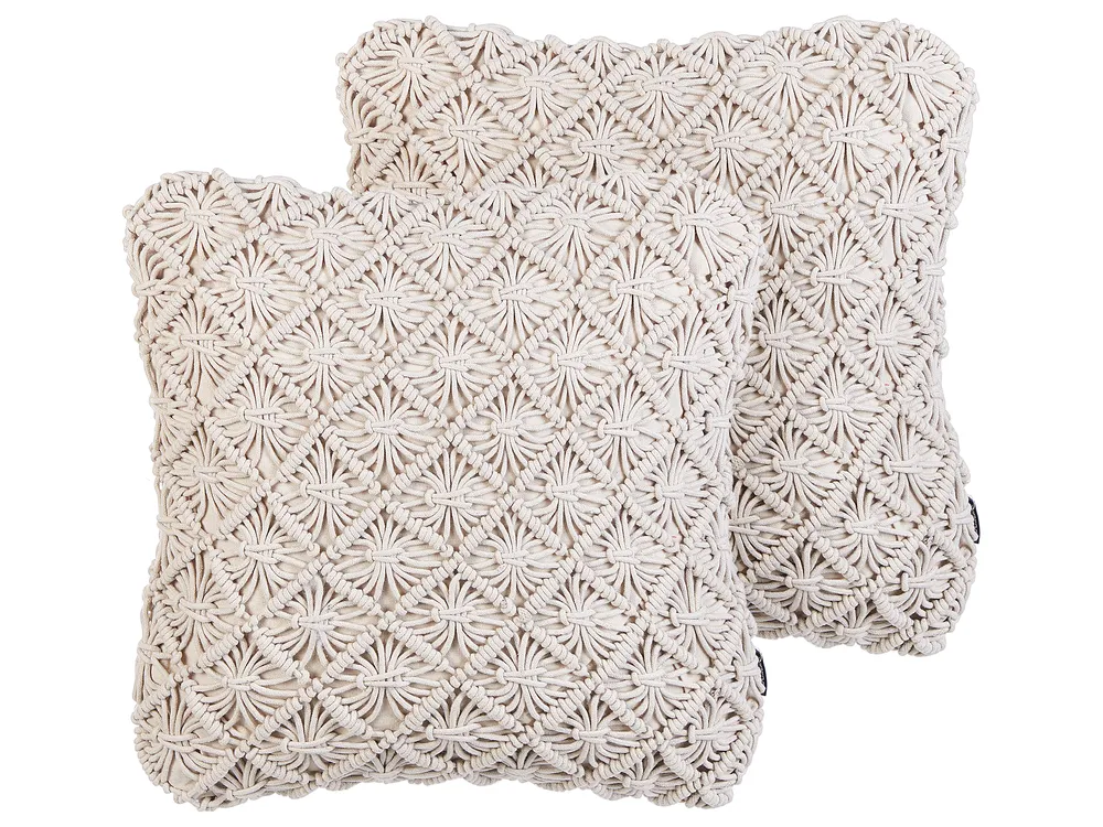 Lot De 2 Coussins De Décoration Vacances Macys 20x20 Pouces - Multicolore - Neuf