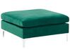 Velvet Ottoman Green EVJA_797578