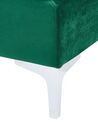 Module angle en velours vert pour canapé EVJA_789467