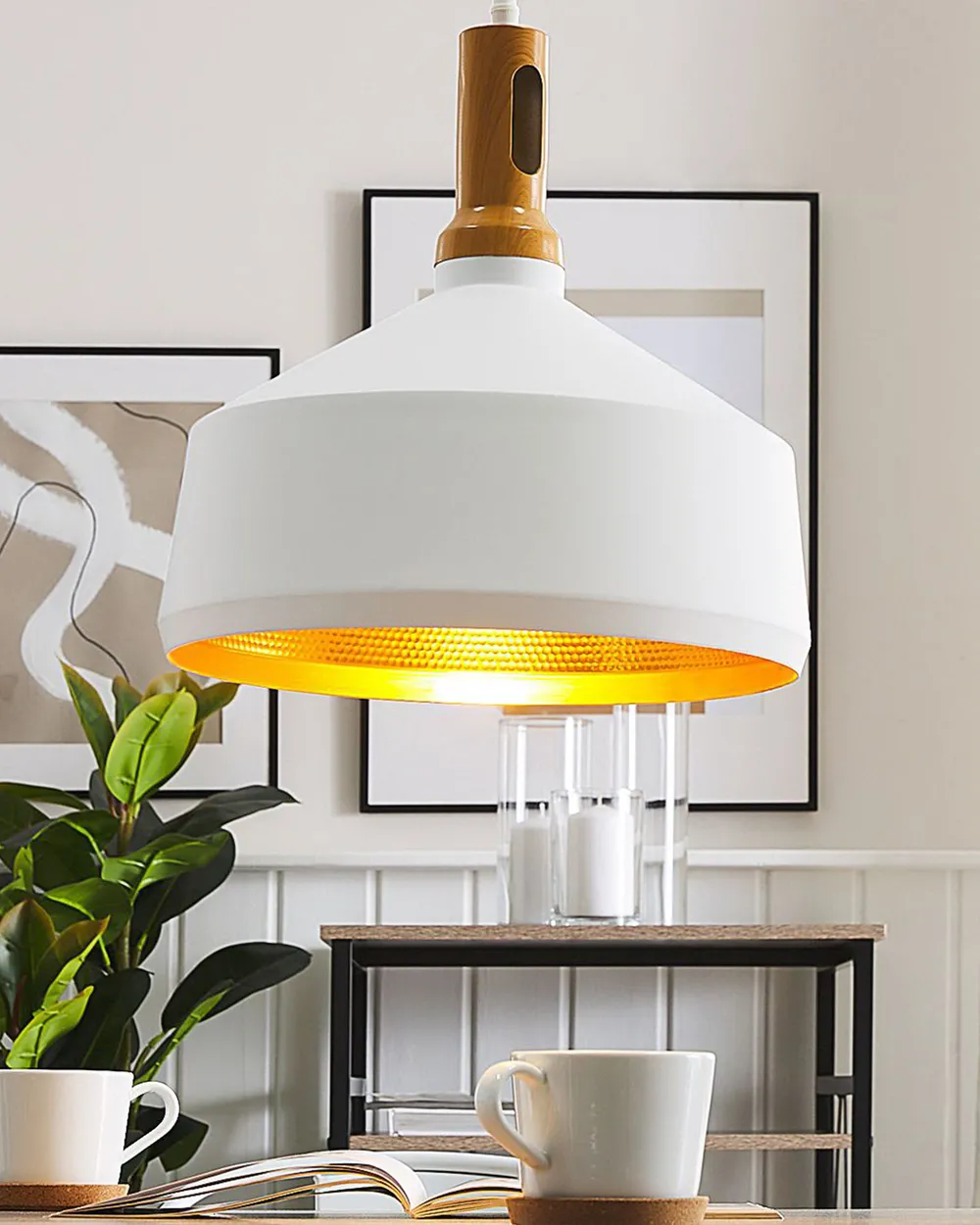 Pendant Lamp SEPIK Metal White