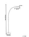 LED Floor Lamp Black YANTIC_873162