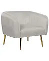 Armchair LACONIA Velvet Light Grey