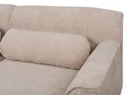 Corner Sofa 3 Seater SIMOS Chenille Beige Left Hand_927931