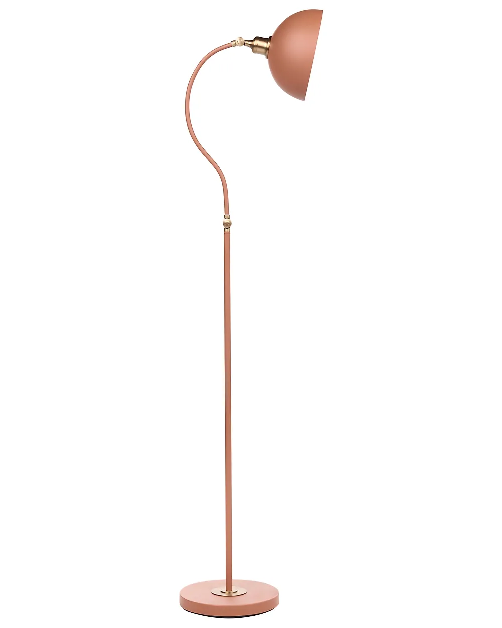 Floor Lamp LENNON Adjustable Metal Orange_1193919