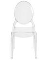 Set of 4 Dining Chair Transparent MERTON_868878