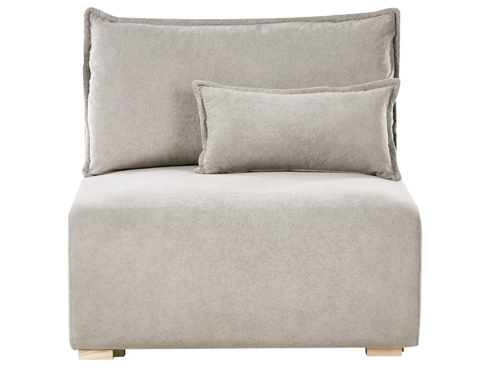 Modular U-Shape Sofa NERBO Fabric Grey_1035268
