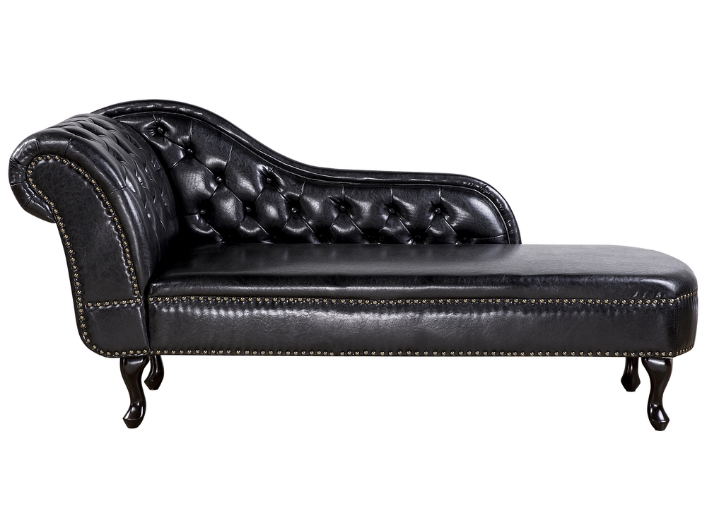 Faux leather chaise 2025