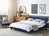 Bed Velvet FITOU 160 x 200 cm (EU King Size) Dark Blue