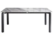 Garden Dining Table FELETTO 180 cm 90 cm Stone Grey Marble_1038174