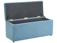 Otomana ze schowkiem OREM 100 cm Niebieski_1058926