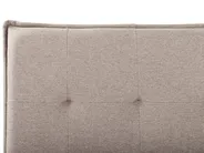 Waterbed Faux Linen LESTRE 180 x 200 cm (EU Super King) Taupe_962730