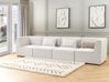 Sofa modułowa 4-osobowa sztruksowa złamana biel LEMVIG_875574