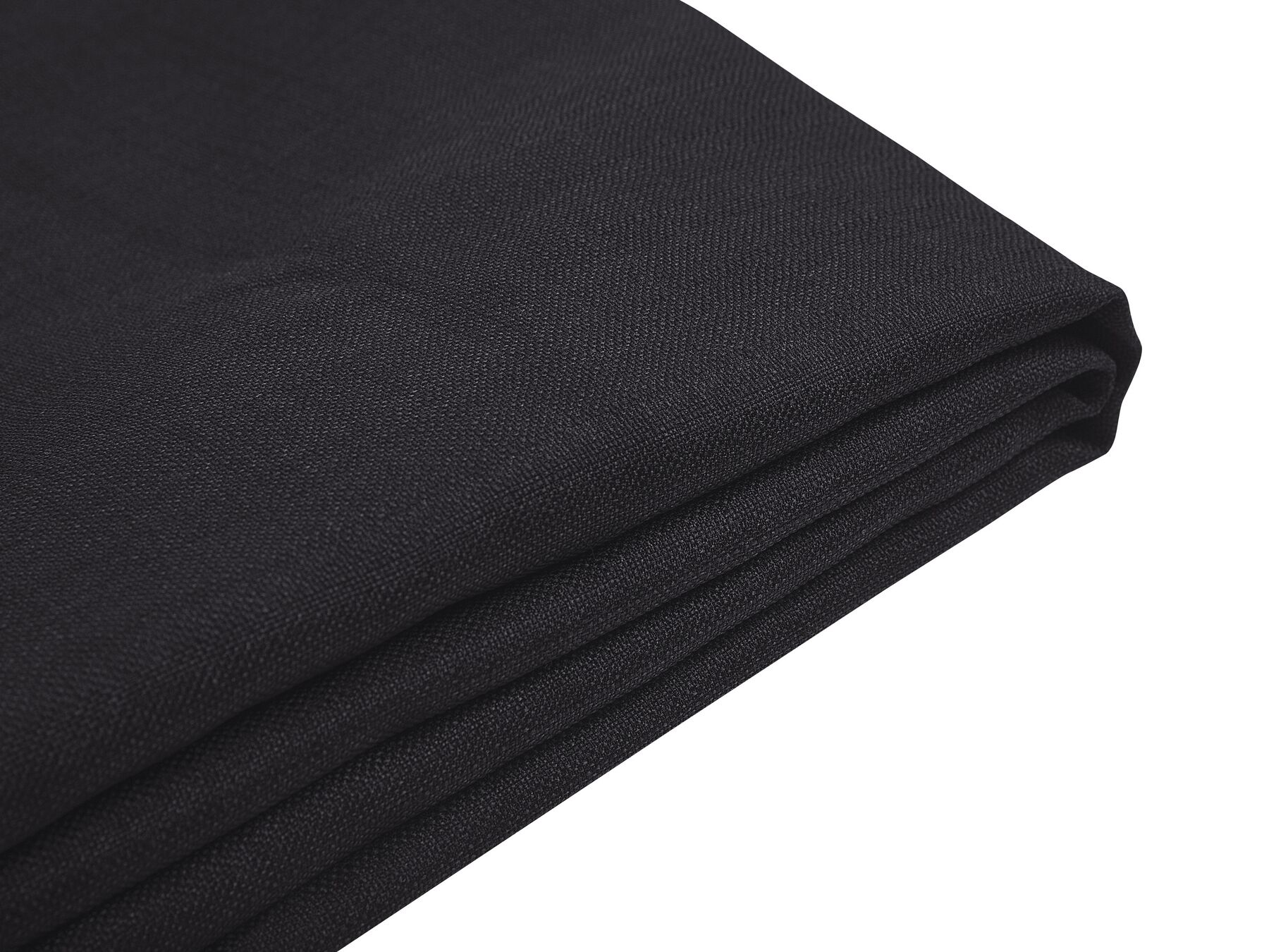 Bekleding polyester zwart 180 x 200 cm voor bed FITOU _748824