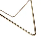 Coffee Table MERIDIAN Tempered Glass White/ Gold_758963
