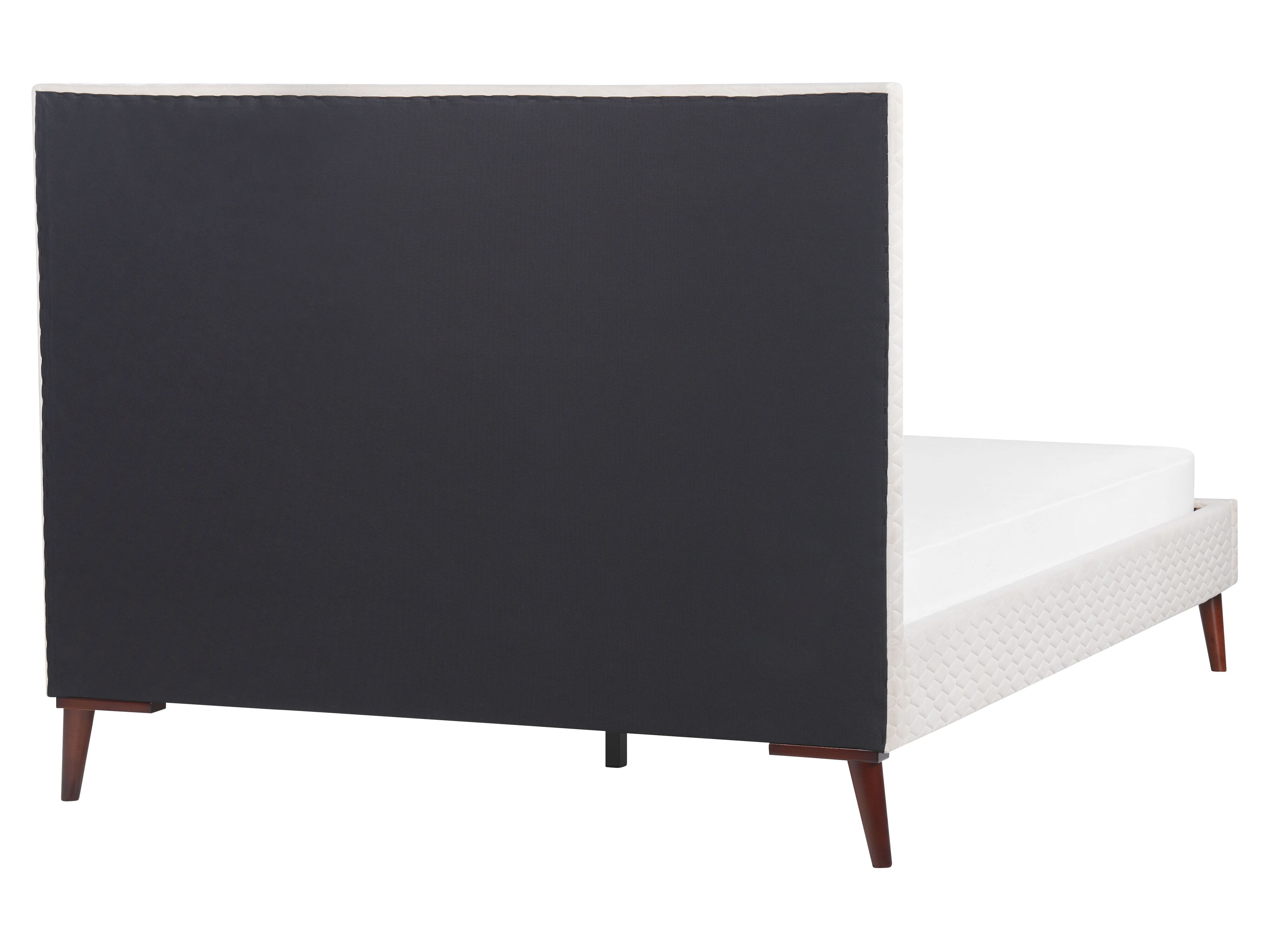 Parisänky sametti luonnonvalkoinen 140 x 200 cm BAYONNE | Beliani.fi