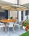 Cantilever Parasol 300 cm RAVENNA Light Beige