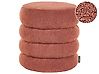 Pouf SUMPTER Bouclé Marrone dorato