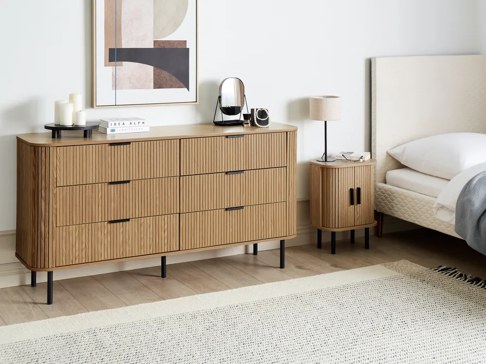 6 Drawer Chest BRADLEY Brown