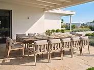 Garden Dining Set 12 Seater TOSCANELLA Certified Acacia Wood Light Brown_1165320