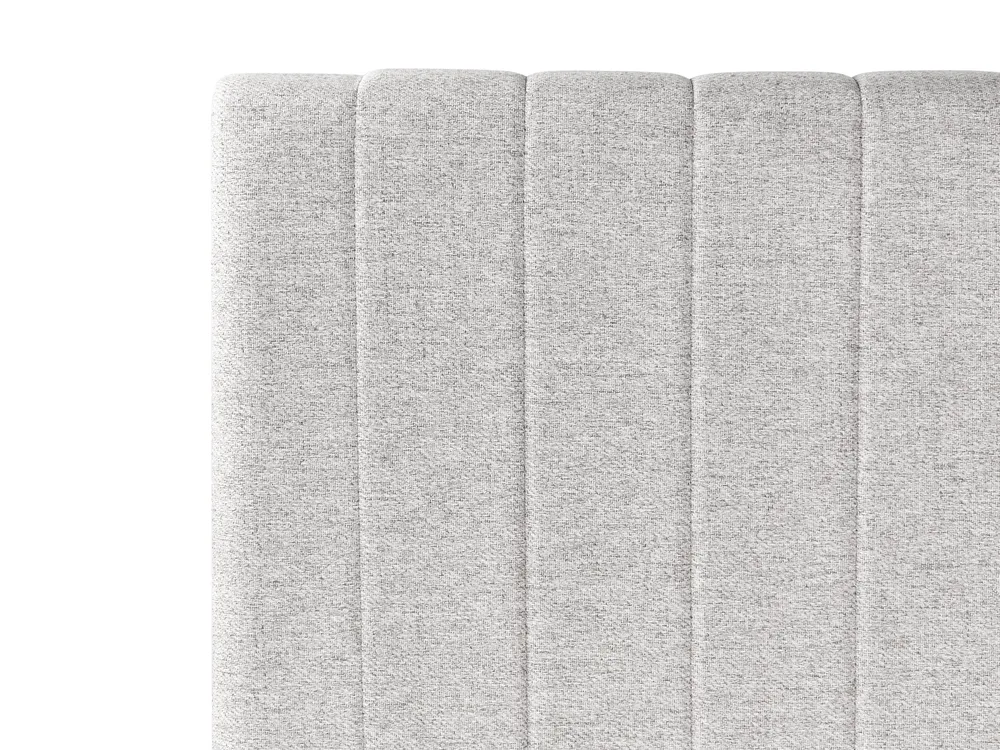 Divan Bed Fabric COUNTESS 120 x 200 cm (EU Small Double) Light Grey_1054525