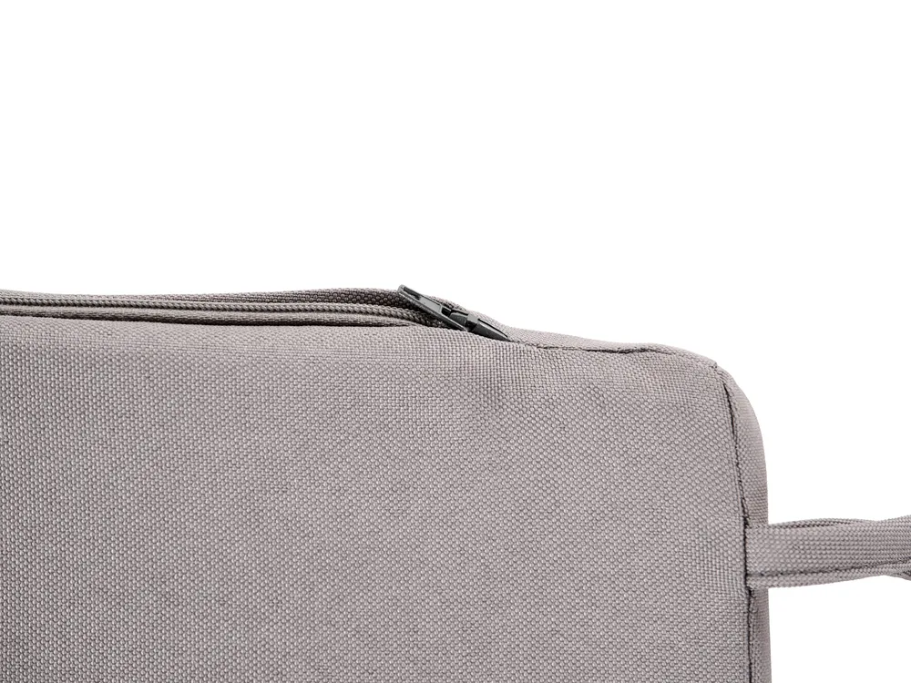 Bench Seat Pad Cushion TUSCANIA 157 x 34 cm Grey_1133344
