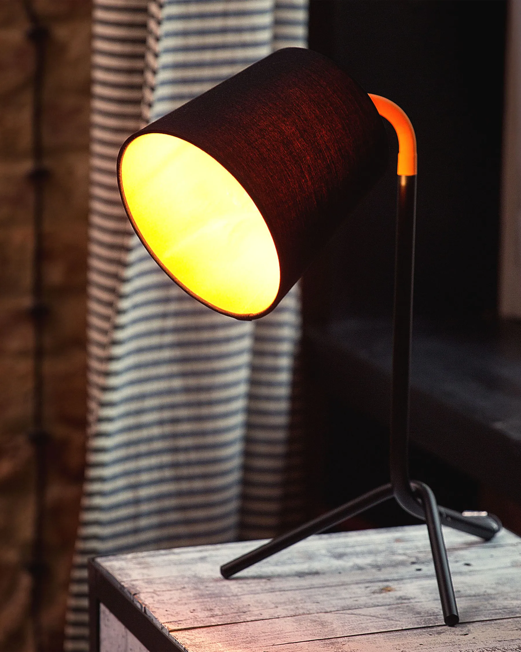 Desk Lamp MOOKI Adjustable Metal Black_673178