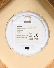 Lanterna a LED SAIMA 40 cm Modello natalizio Marrone scuro_1028204