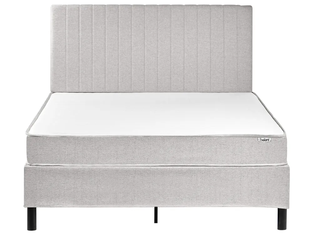 Divan Bed Fabric COUNTESS 160 x 200 cm (EU King Size) Light Grey_1054554