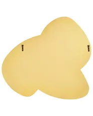 Wall Mirror TAILLY 99 cm 89 cm Gold_947218